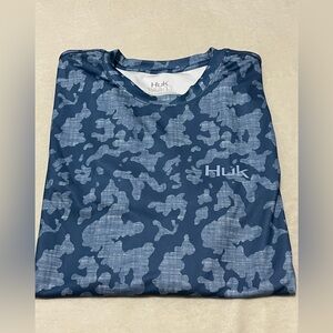 HUK Icon X Running Lakes Sleeve Titanium Blue